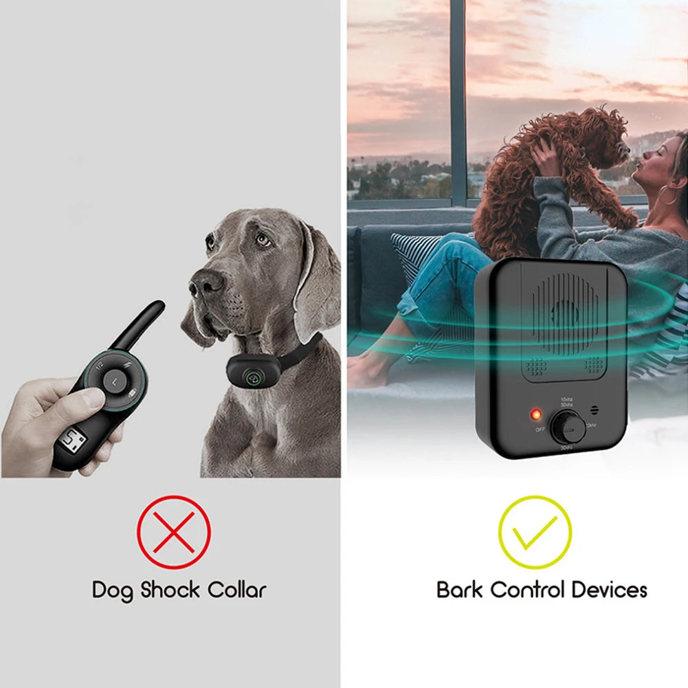 Pet Puppy Anti Bark Ultrasonic Suppressor Outdoor Anti Noise Dog Repeller Device Waterproof Dog Behavior Training Device - TrendForce25
