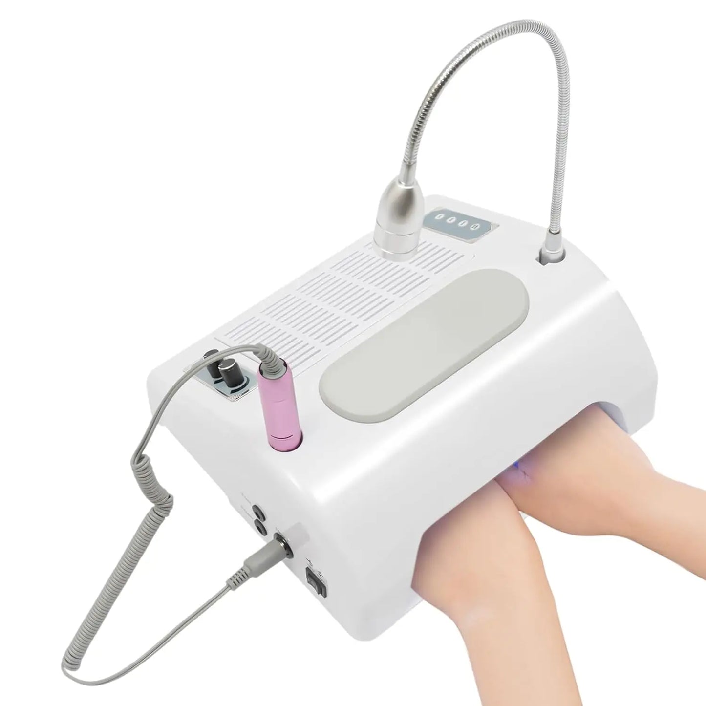 5 in 1 Nail Drill Manicure Machine, Professional 30000rpm Electric Nail Drill Machine, Electric , Nail Lamp for Nails Manicure - TrendForce25