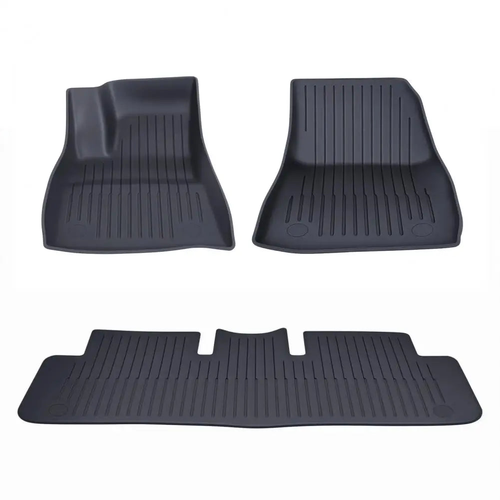 Floor Mats,All Weather Protection Cargo Liner Waterproof Trunk Mat with Backrest Pad Full Set Accessor - TrendForce25