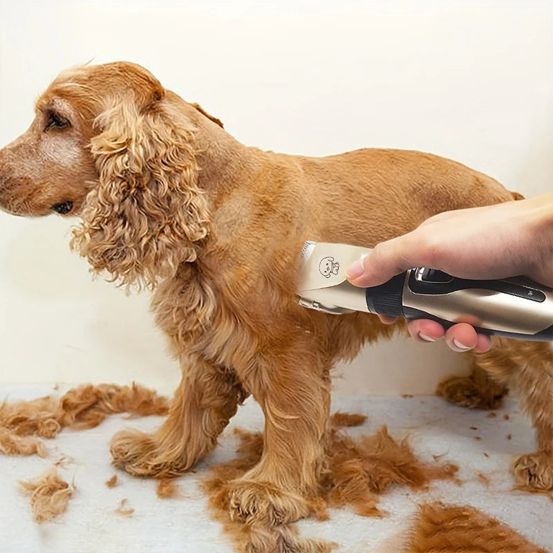 Pet Hair Trimmer Kit Electric Precision Clippers Perfect for Professional Grooming at Home, Ideal for Dogs and Cats - TrendForce25