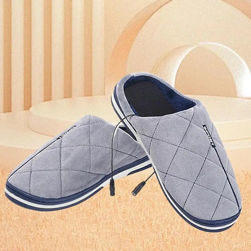 Electric Feet Warmers Heated Slippers Foot Warmer Quick Foot Heating Pad Home Slippers USB Feet Heater Heated Foot Pad Feet