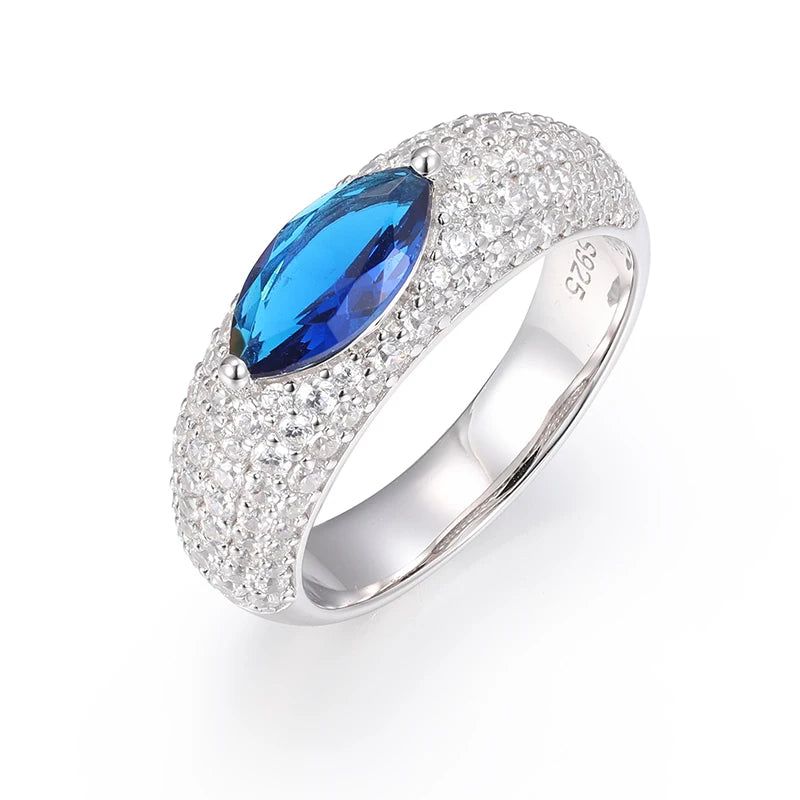 Unisex VVS1 Moissanite 925 Silver Hip Hop Jewelry Classic Men For Woman Rings Rock Hip Hop Jewelry Gift