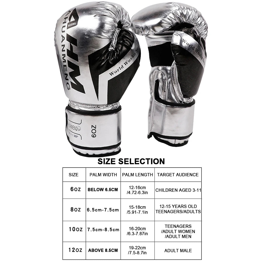 1 Pair Boxing Gloves Adults Women Men Boxing Sanda Gloves Unisex Boxing Training Exercise Leather Gloves Sports Protection Mitts