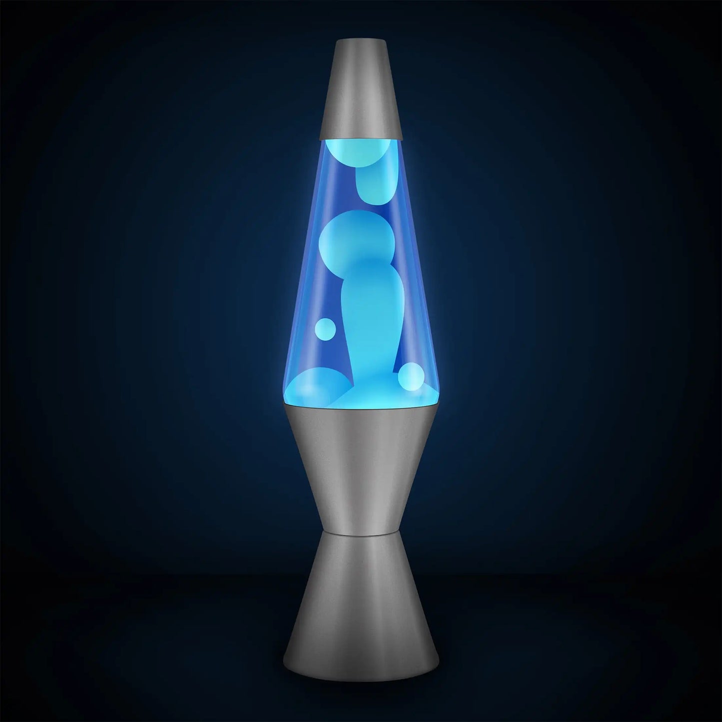 14.5" Original Lava Lamp, White Wax