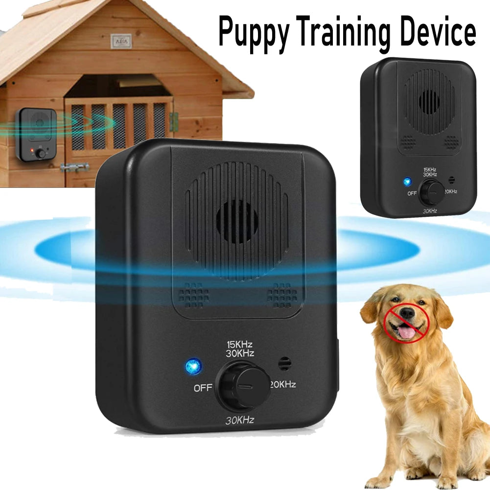 Pet Puppy Anti Bark Ultrasonic Suppressor Outdoor Anti Noise Dog Repeller Device Waterproof Dog Behavior Training Device - TrendForce25