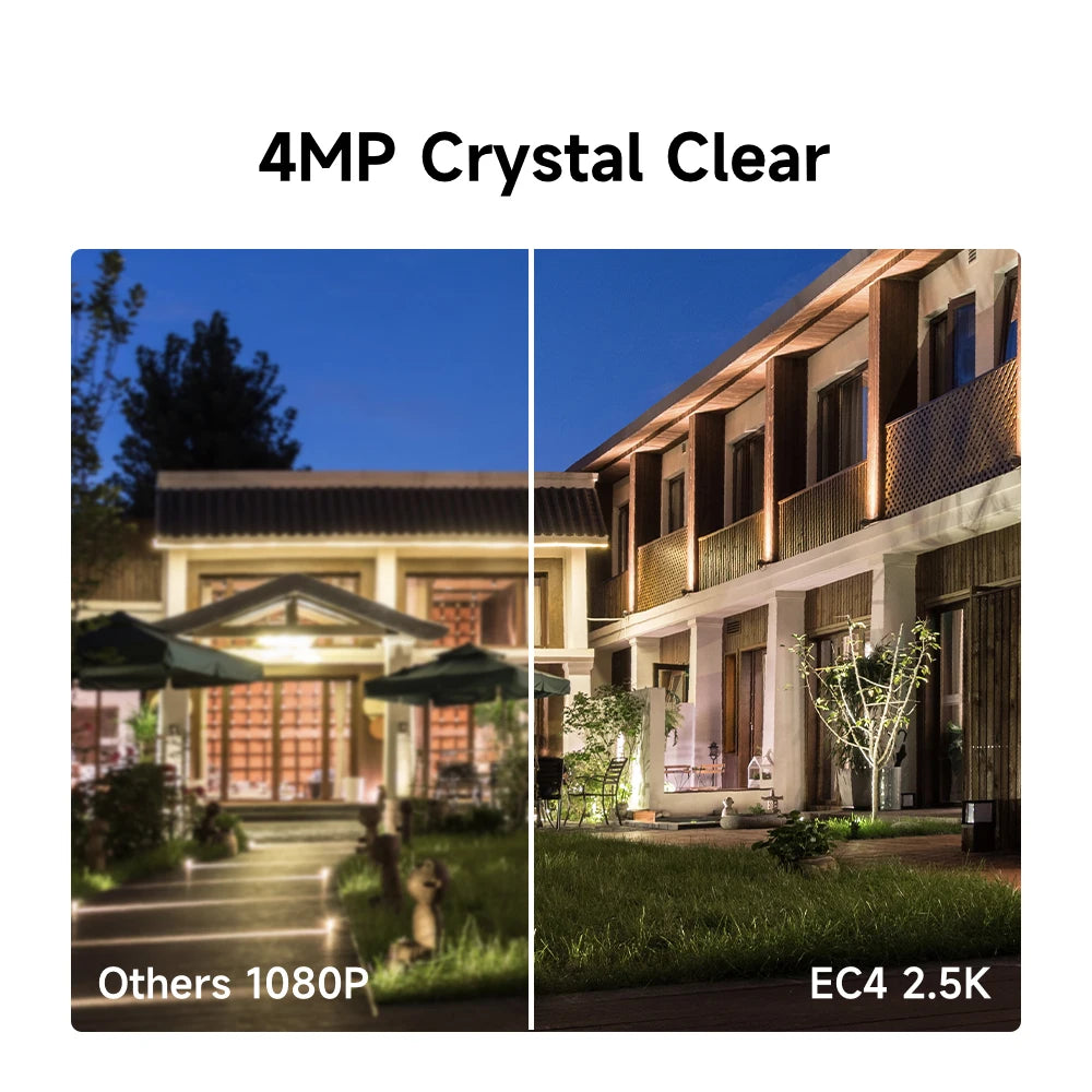 IMILAB WiFi Camera Solar Outdoor Surveillance 2.5K 5200mAh Batteryt Camera Wireless Smart Home Security Protection CCTV Monittor
