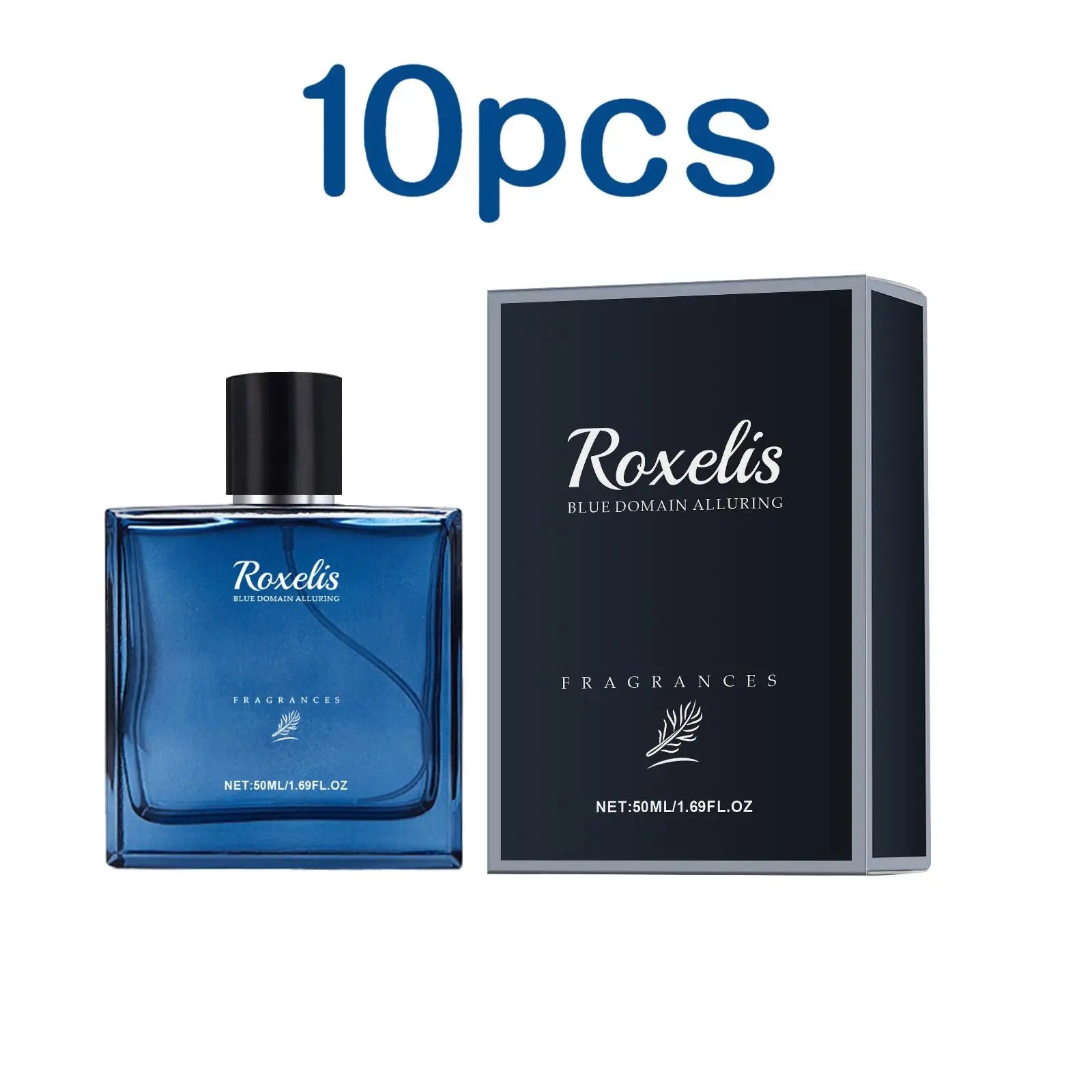Roxelis 50ml Charming Cologne Perfume Spray for Men Blue Domain Lasting Fragrance with Pheromone for Romantic Dating - TrendForce25