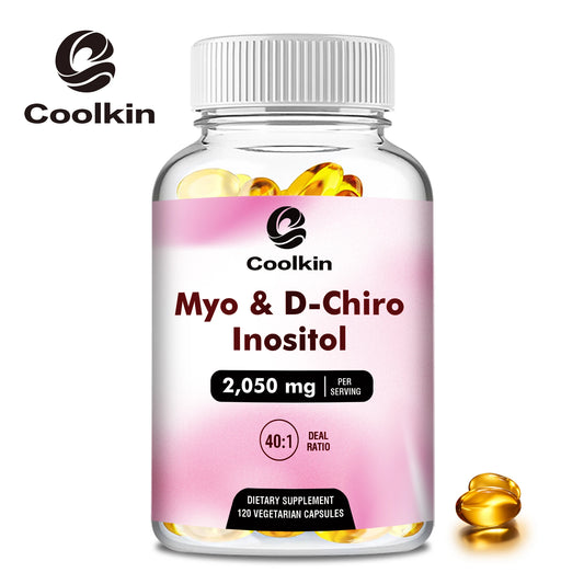 Myo & D-Chiro Inositol Capsules - Supports Ovarian Function,Hormone Balance,Fertility Supplements for Women - 120 Capsules - TrendForce25