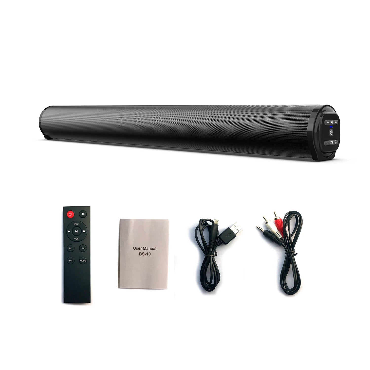 2024 Soundbar Sound Wireless Bluetooth Car Computer Speaker Stereo Tv Home Theater Sombar For 3.5mm Output PC - TrendForce25