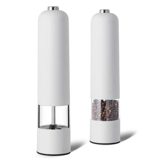 Automatic Salt Pepper Grinder Electric Spice Mill Grinder Seasoning Adjustable Coarseness Kitchen Tools Grinding For Cooking BBQ - TrendForce25