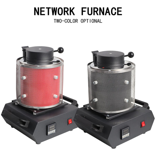 3Kg Portable Gold/Silver Melting Furnace - High-Temp Crucible Kit for Aluminum & Precious Metals