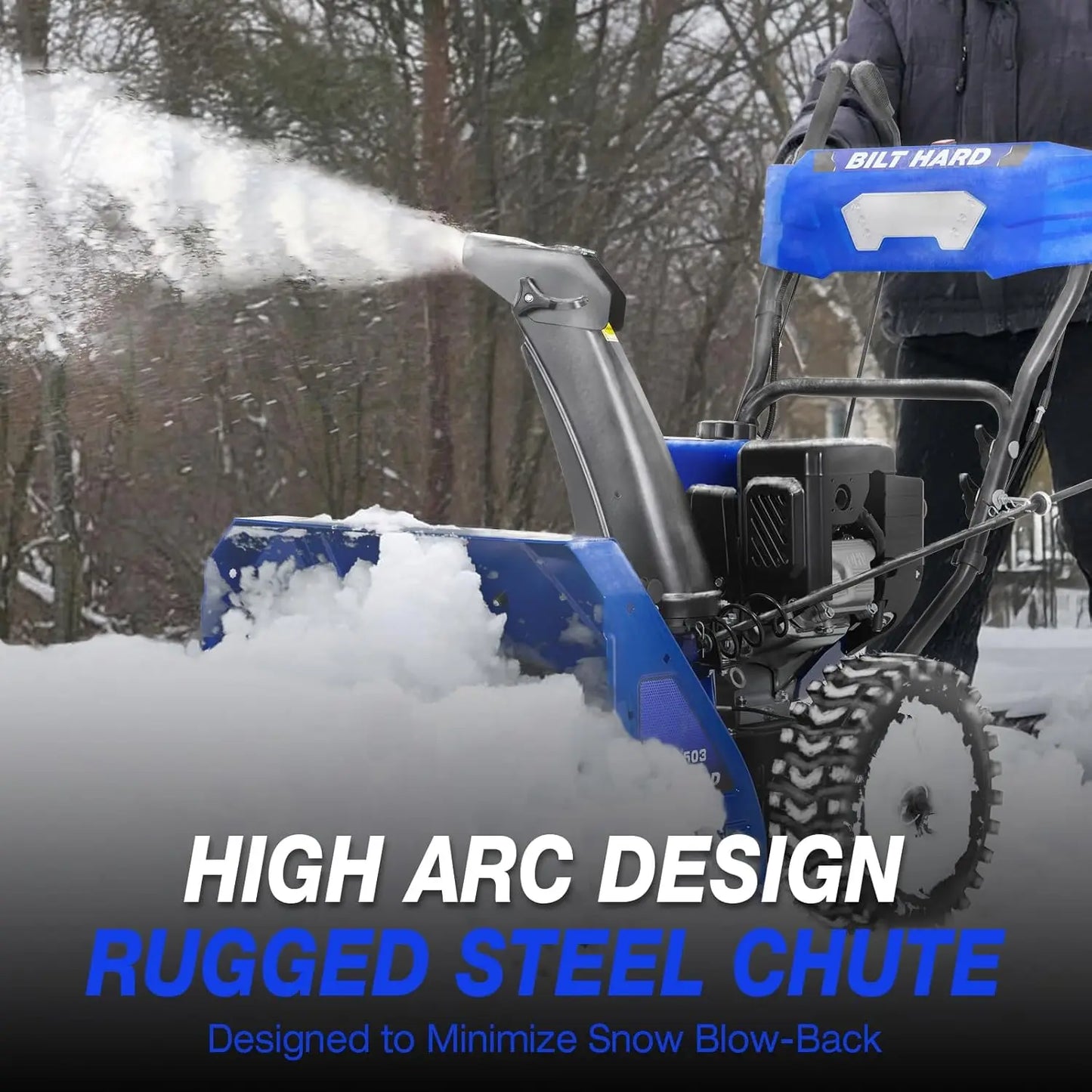 Gas Snow Blower 2 Stage, 24 Inch 212cc Self-Propelled Snowblowers Gas Powered with Electric Start and LED Headlight - TrendForce25