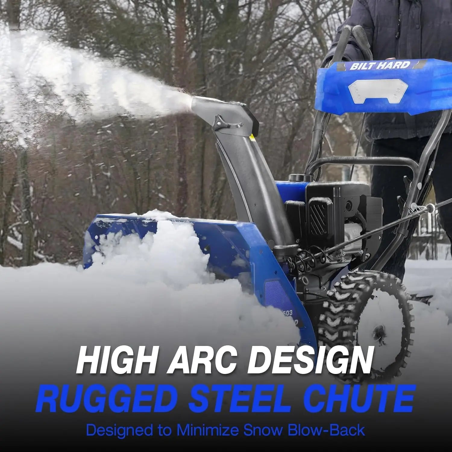 Gas Snow Blower 2 Stage, 24 Inch 212cc Self-Propelled Snowblowers Gas Powered with Electric Start and LED Headlight - TrendForce25