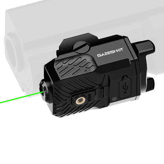Blue Laser Sight Compatible with Picatinny Rail fit Pistol Glock Full Size Rechargeable Handgun Blue Laser Beam USB C Charging