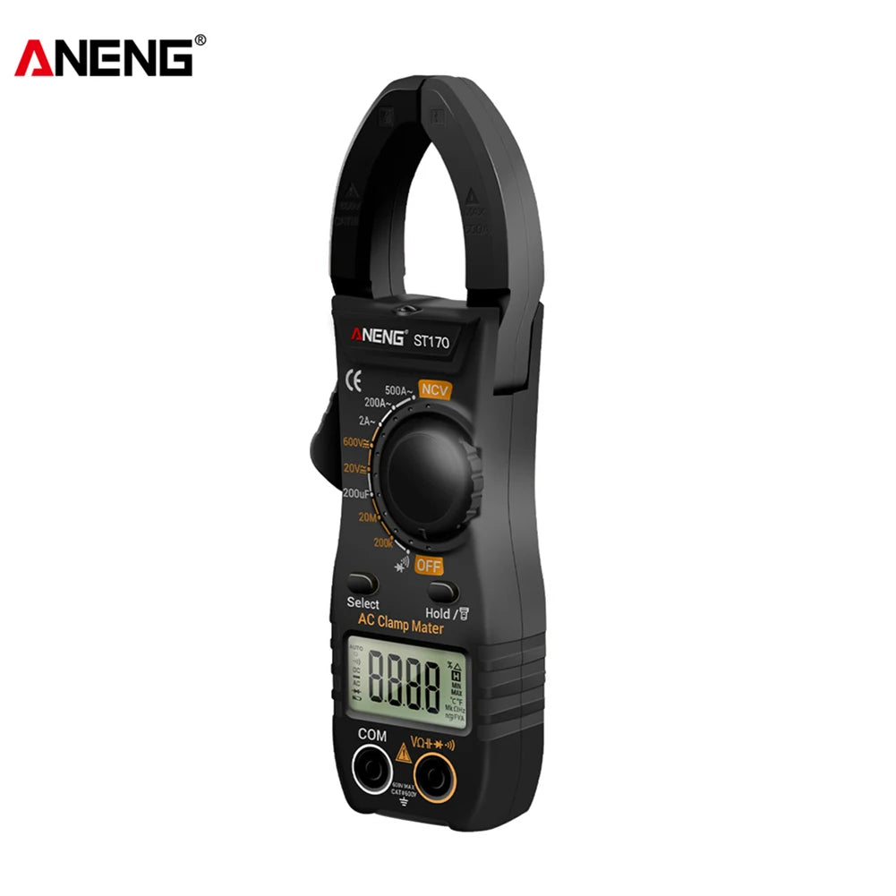 Digital Multimeter Backlit Display AC/DC Voltmeter AC Ammeter Clamp Meter NCV 2000 Counts with Flashlight for Electrical Testing - TrendForce25