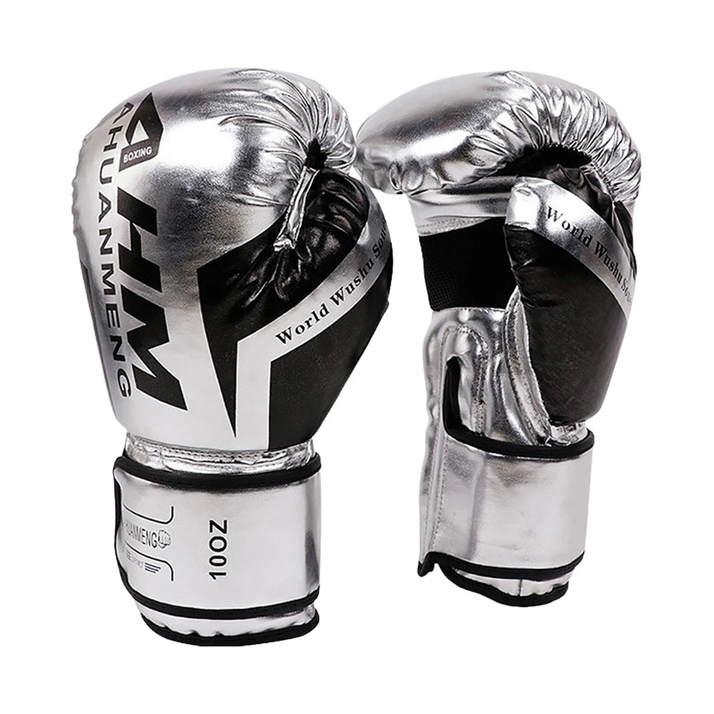 1 Pair Boxing Gloves Adults Women Men Boxing Sanda Gloves Unisex Boxing Training Exercise Leather Gloves Sports Protection Mitts