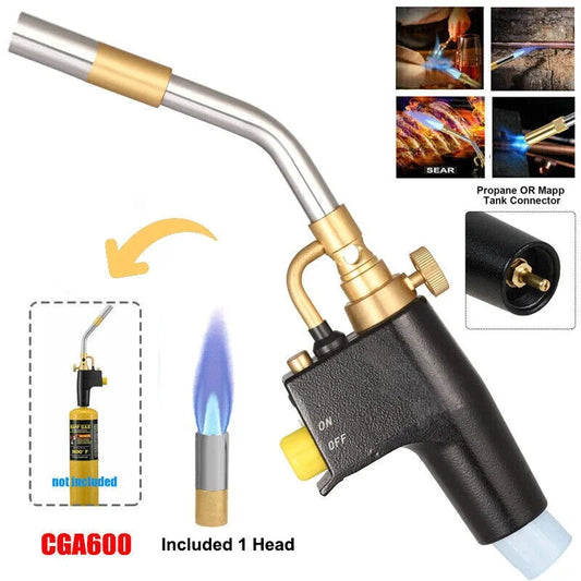 Mapp Propane Torch Head TS8000 Trigger Start Welding Torch Portable Trigger Start Push Button Igniter For Soldering Brazing