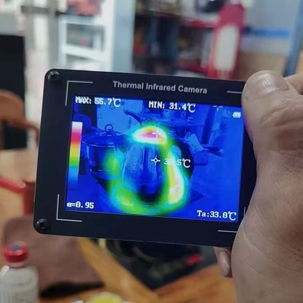 3.5 Inch Thermal Infrared Camera -40-450℃ 32x24 Pixel Infrared Thermal Imager for Inspection Electrical/Mechanical Building - TrendForce25