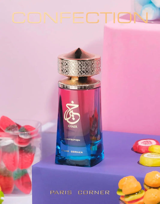 Paris Corner | Khair Confection EDP 3.4 Fl Oz | Sweet Candy Scent Perfume for Men & Women | Indulge in Luscious Pear