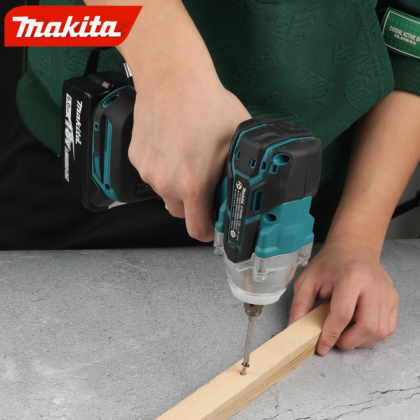 Makita DTW285 520N.M Impact Electric Wrench Brushless Wrench Cordless Tool Power Tools Rechargeable For Makita 18V Battery - TrendForce25