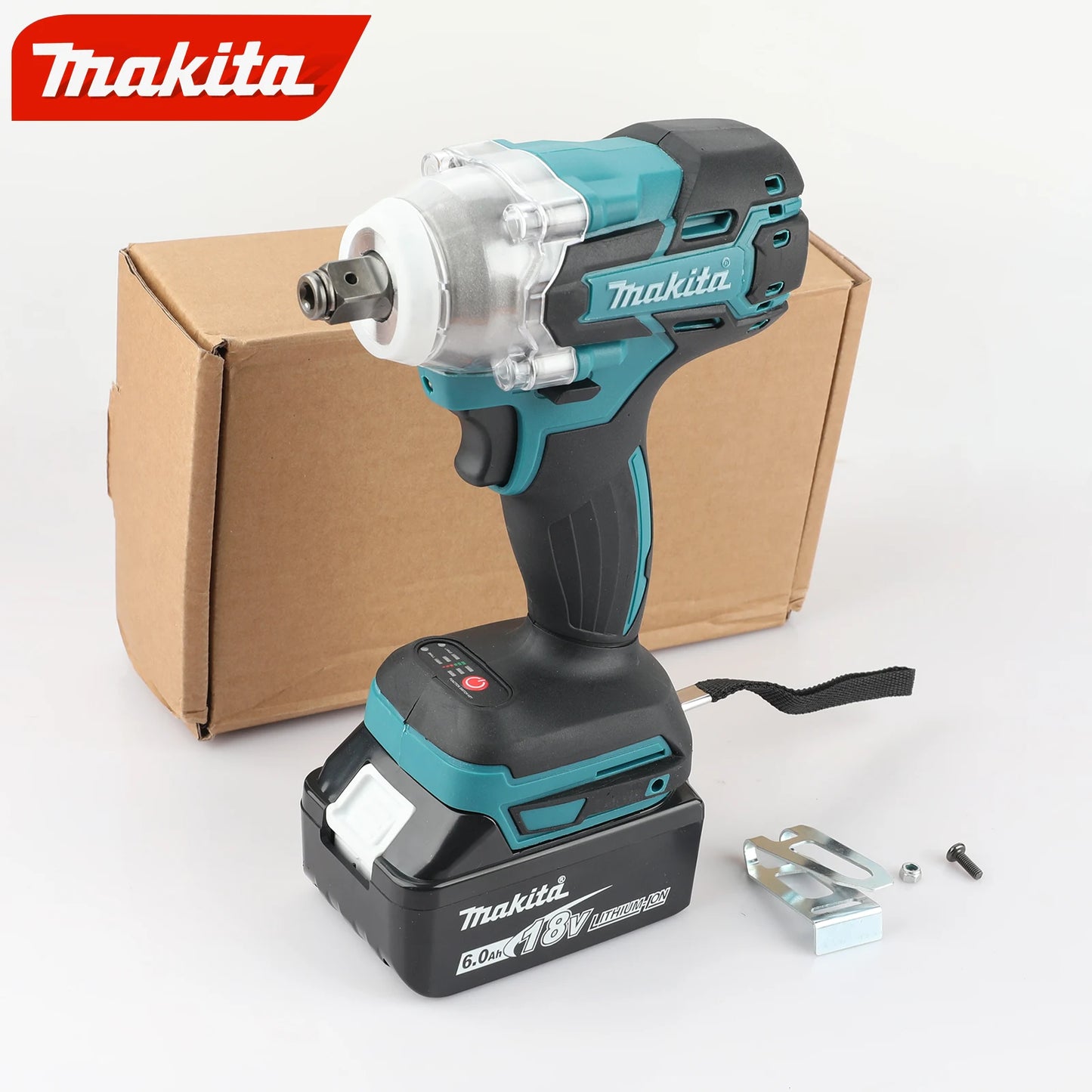 Makita DTW285 520N.M Impact Electric Wrench Brushless Wrench Cordless Tool Power Tools Rechargeable For Makita 18V Battery - TrendForce25