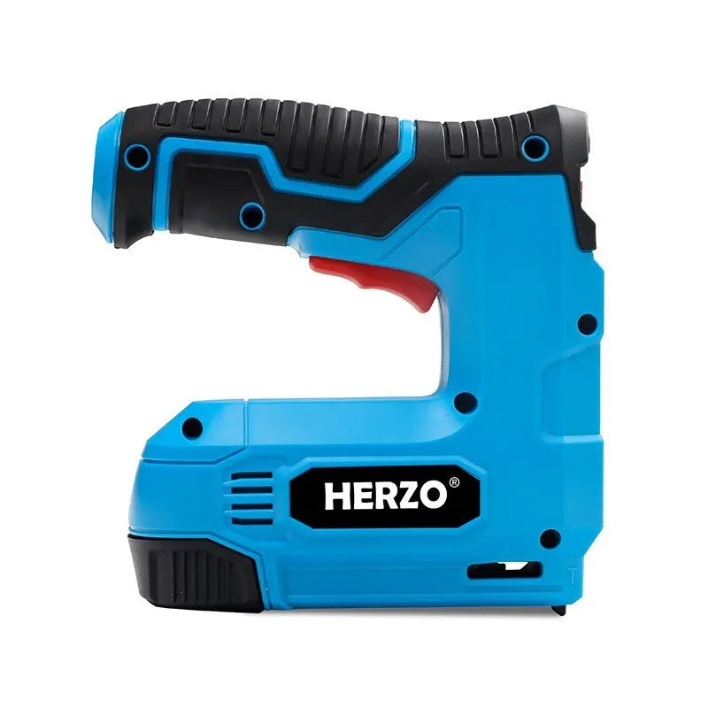HERZO 3.7V Nail Gun Kit Cordless Portable Brad Nail Stapler Gun Tacker