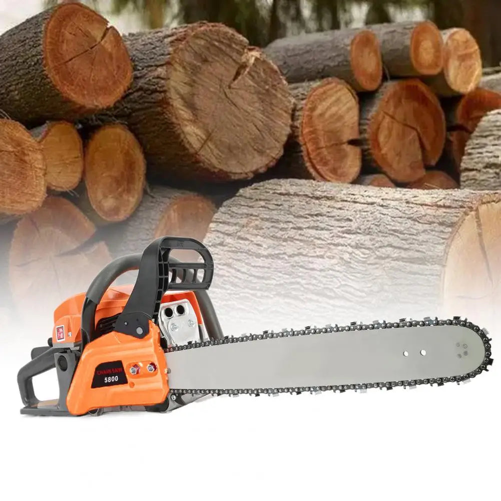 1 Set 58cc 20 Inch Gasoline Chainsaw Multifunctional Gas-powered Fast Cutting Gas Sawing Handheld Cutting Wood Chainsaw Garden - TrendForce25