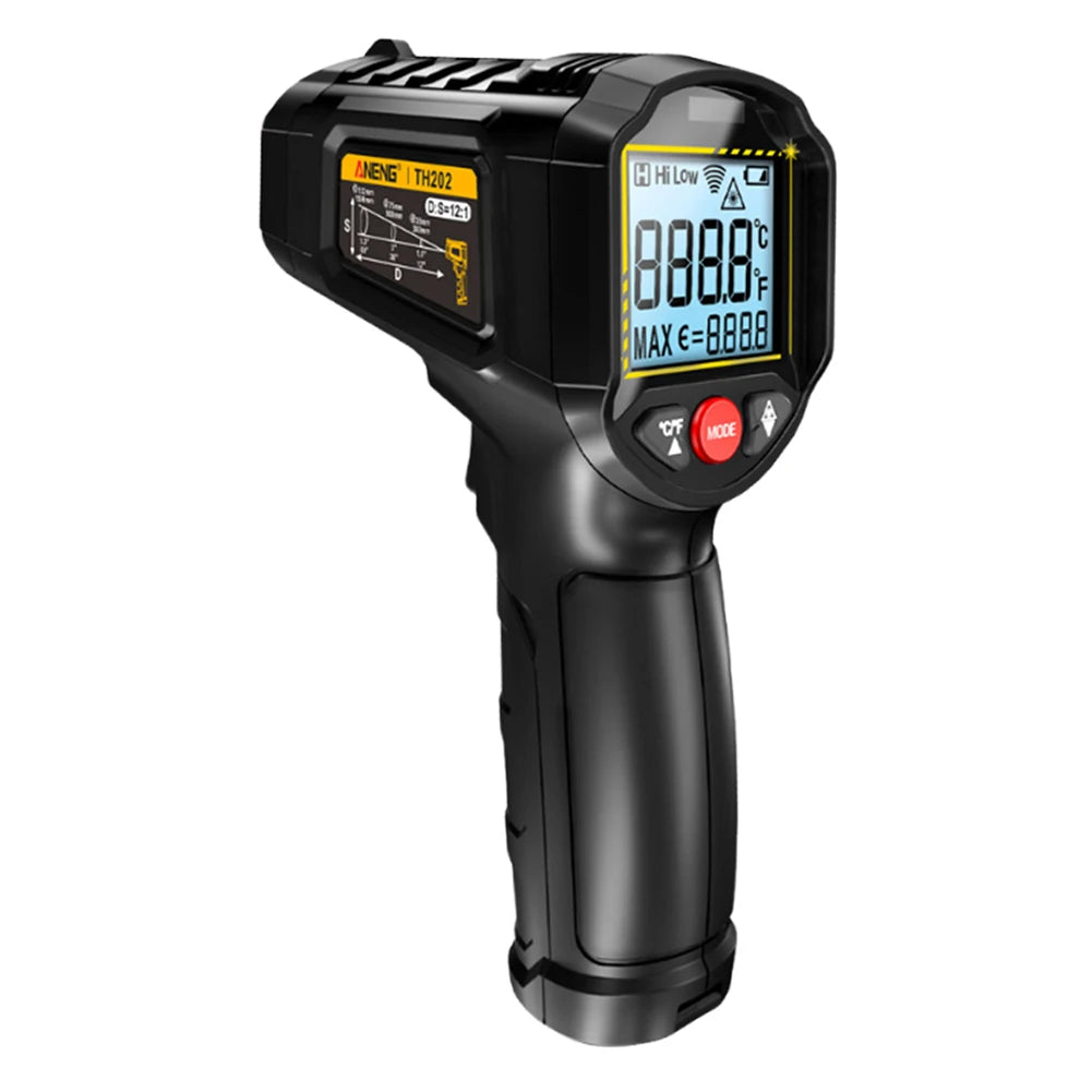 Digital Infrared Thermometer -50~600℃ Non-Contact IR Thermometer Gun Pyrometer Tester Meter for Cooking Grilling Vehicle Repair