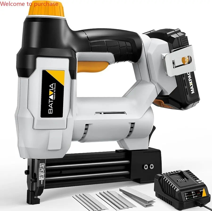 20V Nail Gun Battery Powered, 18 Gau  2 in 1 Cordless Brad Nailer Stapler for Home Improvement and Woodworking, Electric Staple