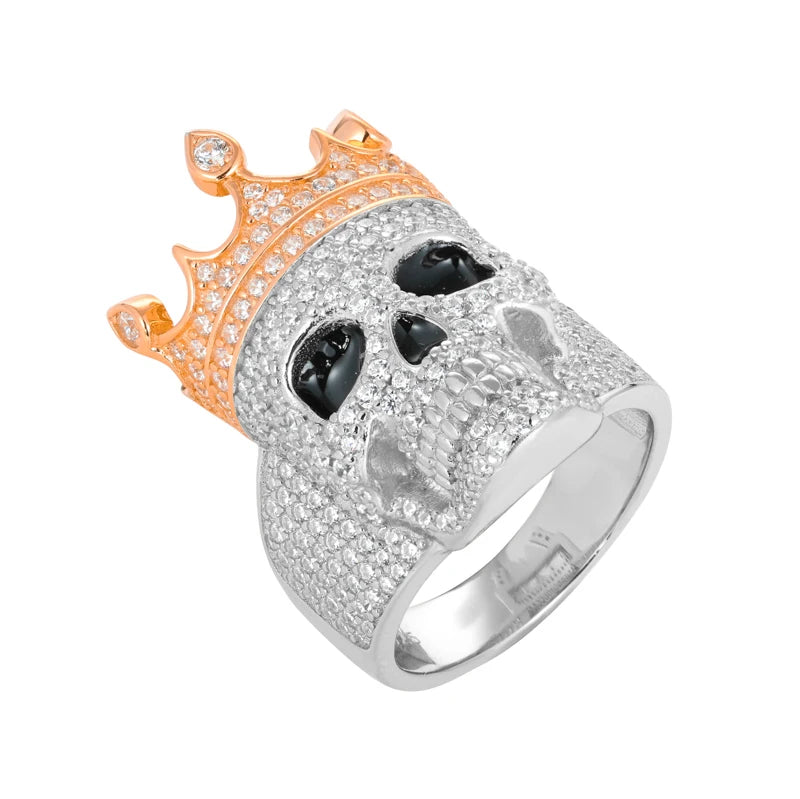 D VVS Moissanite Fierce Tiger Ring For Men 925 Sterling Silver Top Quality Exquisite Animal For Man Hip Hop Bling Jewelry Gifts
