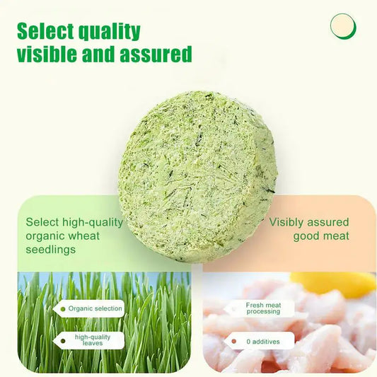 Cat Grass Treats Dried Chew Kitten Biscuits Snacks Toy Freeze Dried Cat Teeth Cleaning Grass Treats for Pet Kitten of Any Age