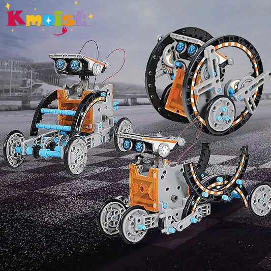 12 In 1 Science Experiment Solar Robot Toy STEM Toy Kits Education Robot Programming Experiment Outdoor Toys Children's Day Gift