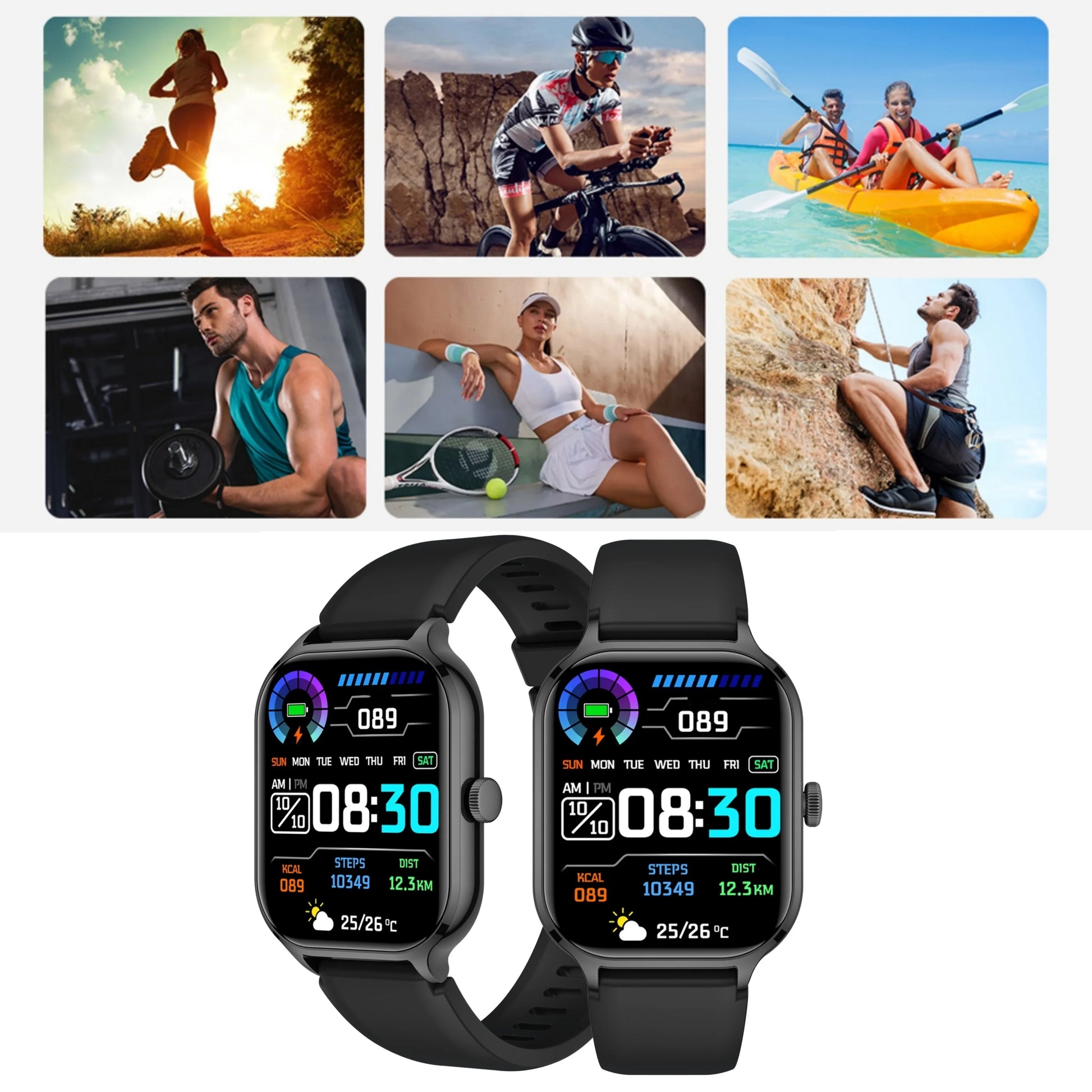 Smart watch, wireless calling/dial, multi-Sport mode, information reminder, Various APP Reminders,for iPhone/Andriod - TrendForce25