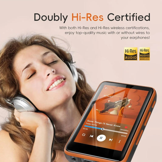 HiFi MP3 Player w/ Bluetooth 5.1, Hi-Res Audio, DSD 256, Tidal/Qobuz, MSEB Tuning, 3" Touchscreen, 2TB Expanded Memory - TrendForce25