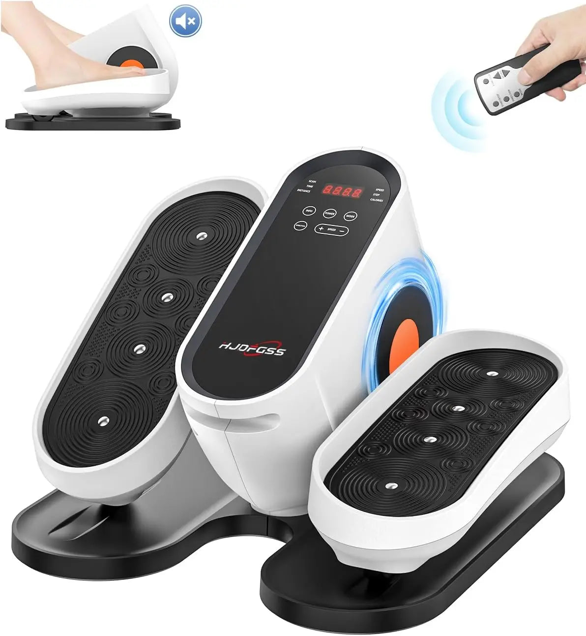 Under Desk Elliptical Machine, Electric Ellipse Leg Exerciser While Sitting for Seniors Adults, Leg Ercise Pro, Leg Exerciser Wh