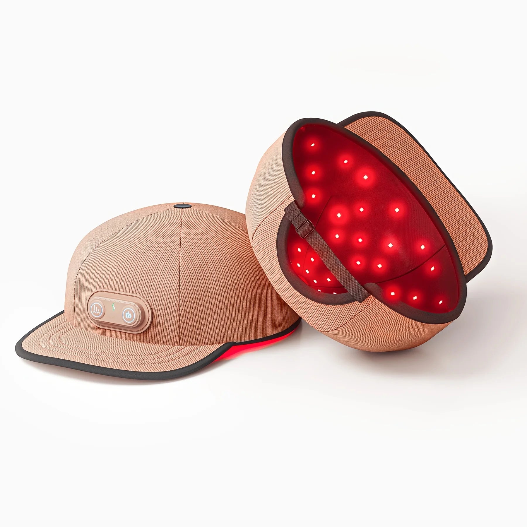 Hair Grow Cap Red Light Therapy Head LED Red Infrared Device lamp Relax Brain Hair Skin Treatment Insomnia Heating Hat Head - TrendForce25
