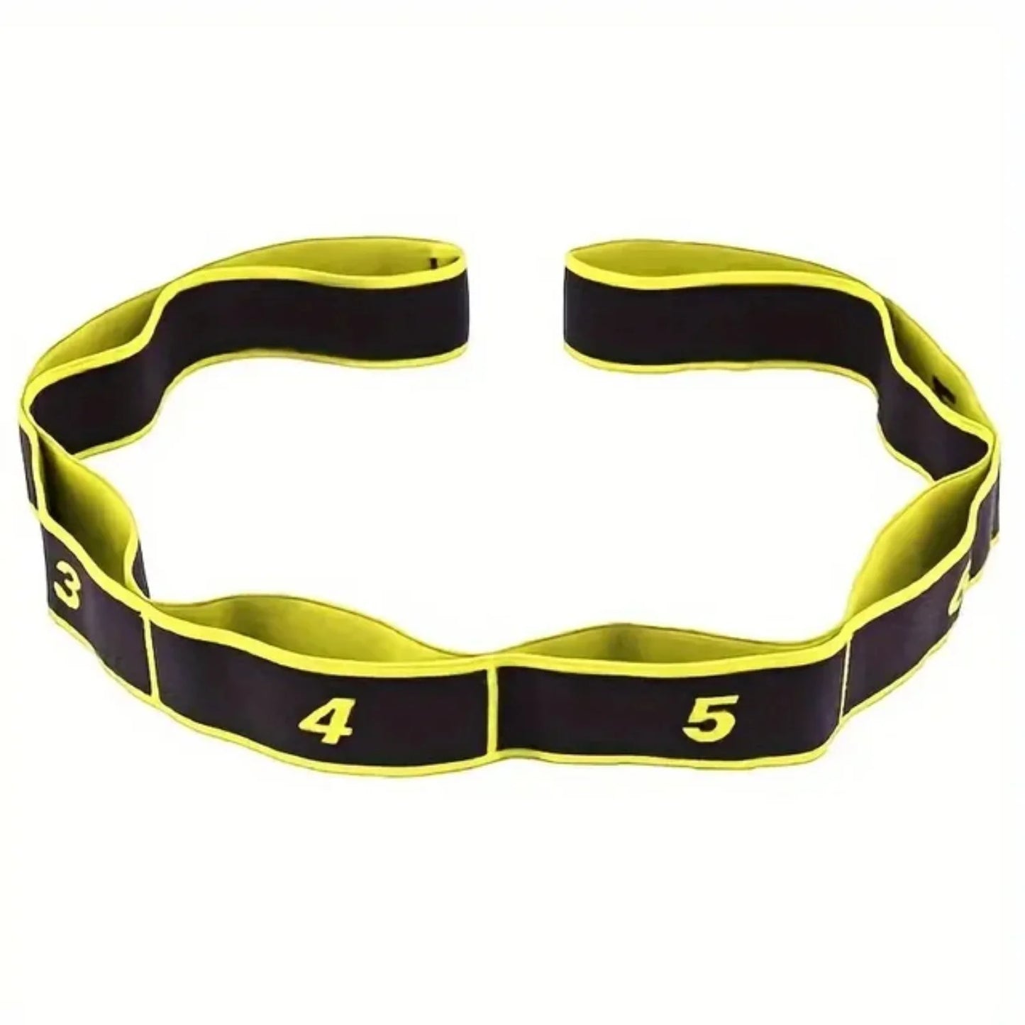 Yoga elastic Resistance Band Elastic band 8 separate rings Gymnastics stretch resistance band Gym elastic fitness training