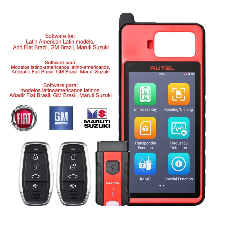 Autel MaxiIM KM100 Key Fob Programming Immobilizer Tool 2PCS Autel IKEY for 60s Key Generation OBD IMMO Key Learning on 99% Car - TrendForce25