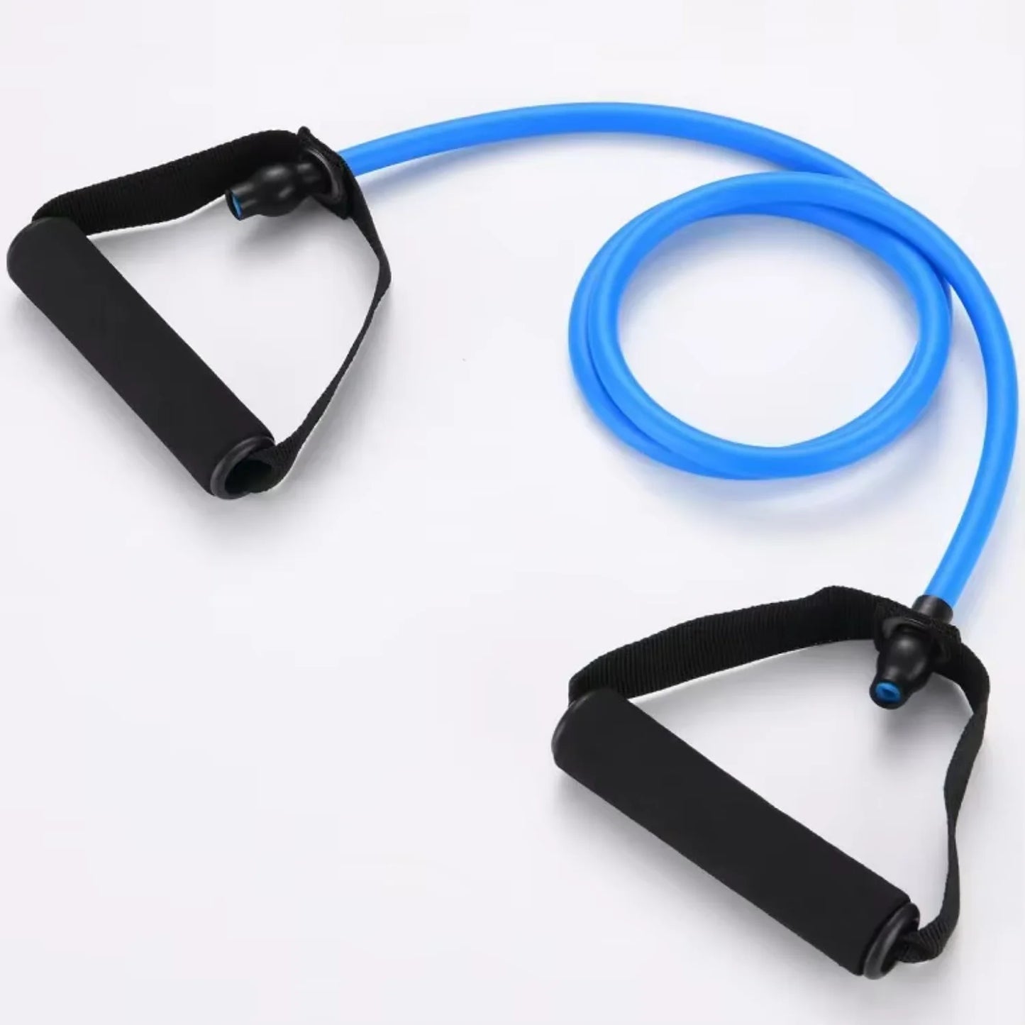 Resistance Band with Handles Yoga Drawstring Elastic Fitness Workout Tube Band   Workout Strength Training