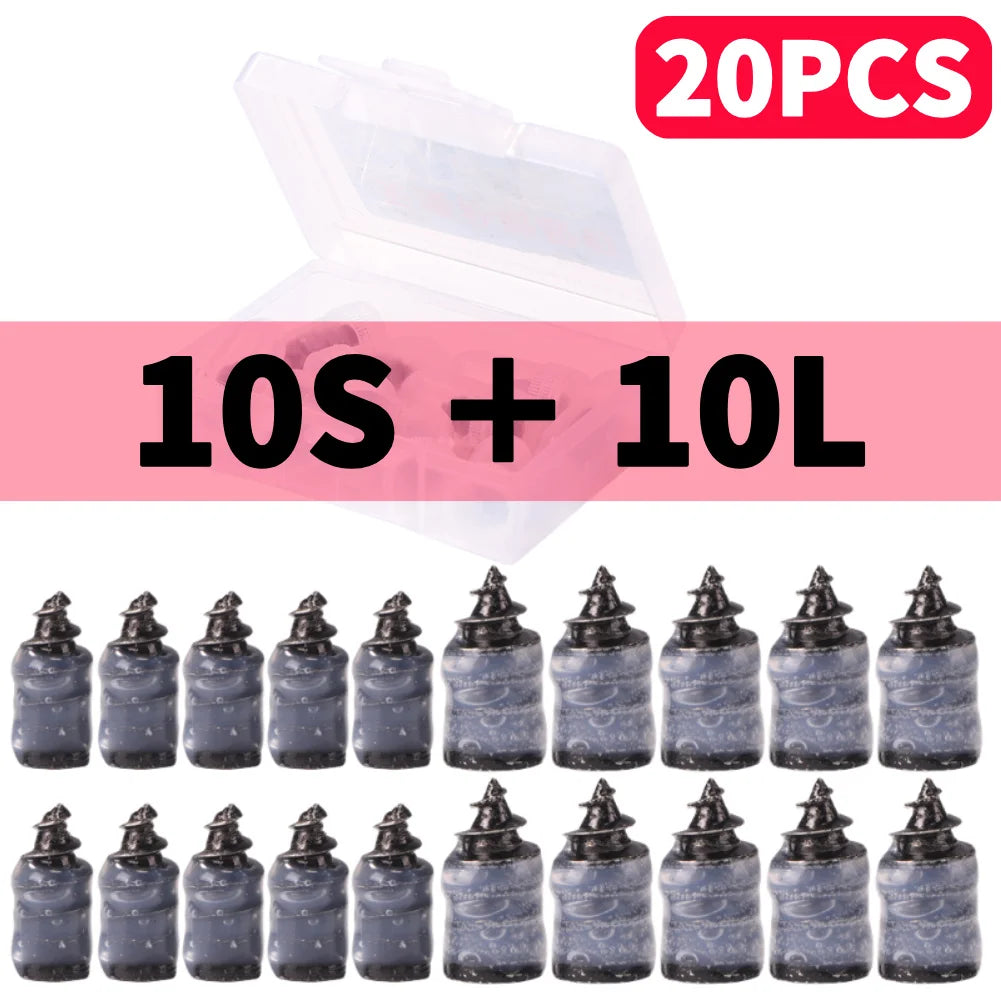 10-100Pcs Car Tyre Repair Rubber Nail Set Motorcycle Tyre Repair Nail For Truck Scooter Bike Universal Tire Puncture Repair Tool