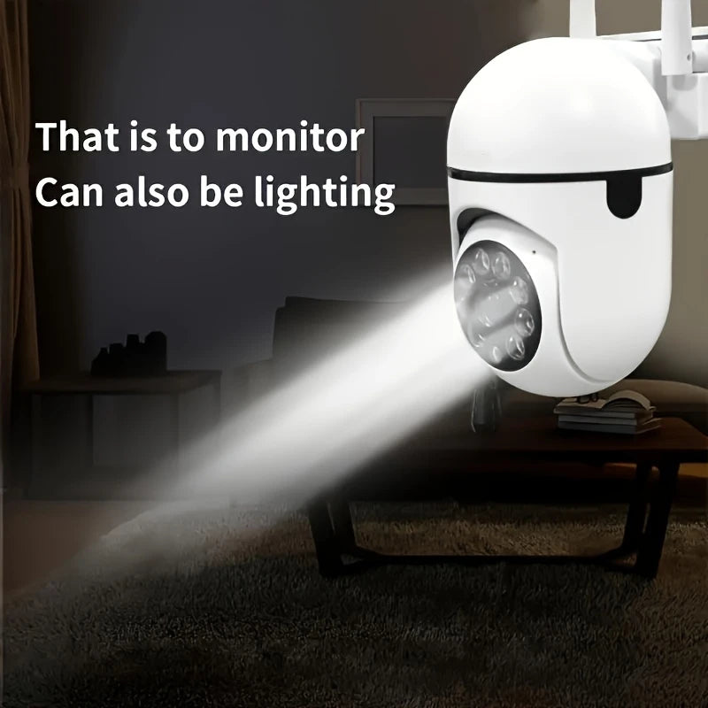 Ease Life APP Wireless 1080P HD Indoor/Outdoor WiFi Security Camera, Color Night Vision, 2-Way Audio, 360° Pan/Tilt/Zoom - TrendForce25