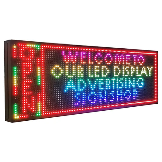 High-brightness Outdoor LED Signboard 7-color LED Electric Bulletin Moving Shining LED Message Board Multi-function Signboard - TrendForce25