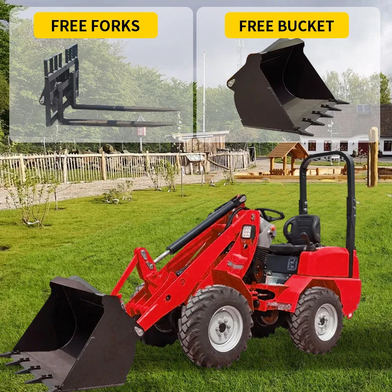 Spot ~ Multi-functional Mini Loader, Wheeled Loader, Home Loader, Excavator, and Accessories