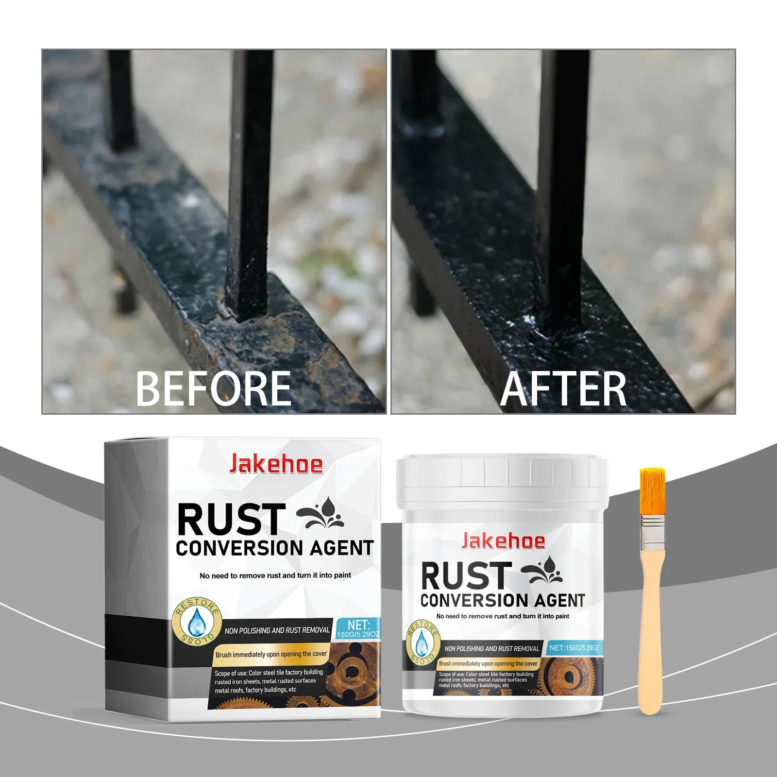 Metal Rust Preventer Metal Protective Coating Metal Surface Antioxidant Rust Remover Anti Rust Cleaner - TrendForce25