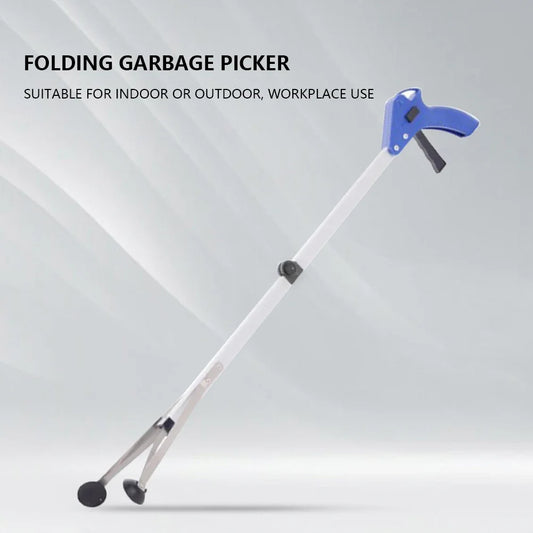 Trash Grabber Aluminum Alloy Waste Leaves Pick Strong Rubber Suction Cups Trash Pickup Tool for Indoor/Outdoor/Workplace/Home