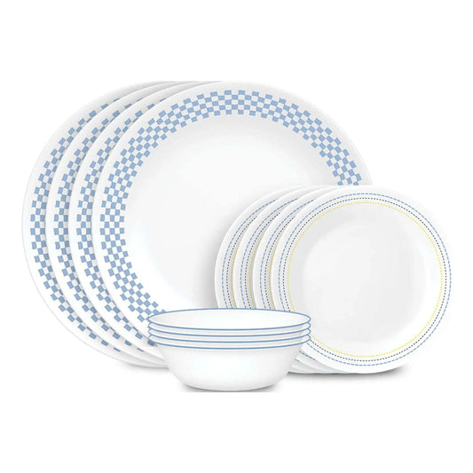 12-Pc Dinnerware Set, Serves 4 Dishwasher Safe