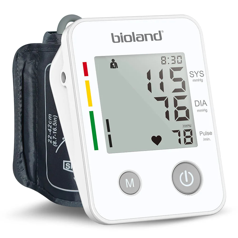 bioland 2008 Blood Pressure Monitor Tensiometer Upper Arm Automatic Digital BP Machine Heart Rate Monitor Backlight Blood Press