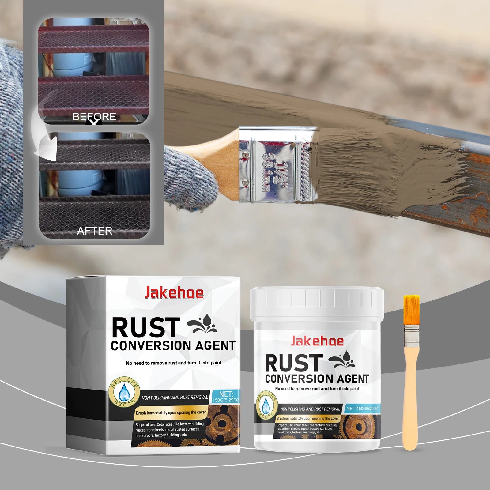 Metal Rust Preventer Metal Protective Coating Metal Surface Antioxidant Rust Remover Anti Rust Cleaner - TrendForce25