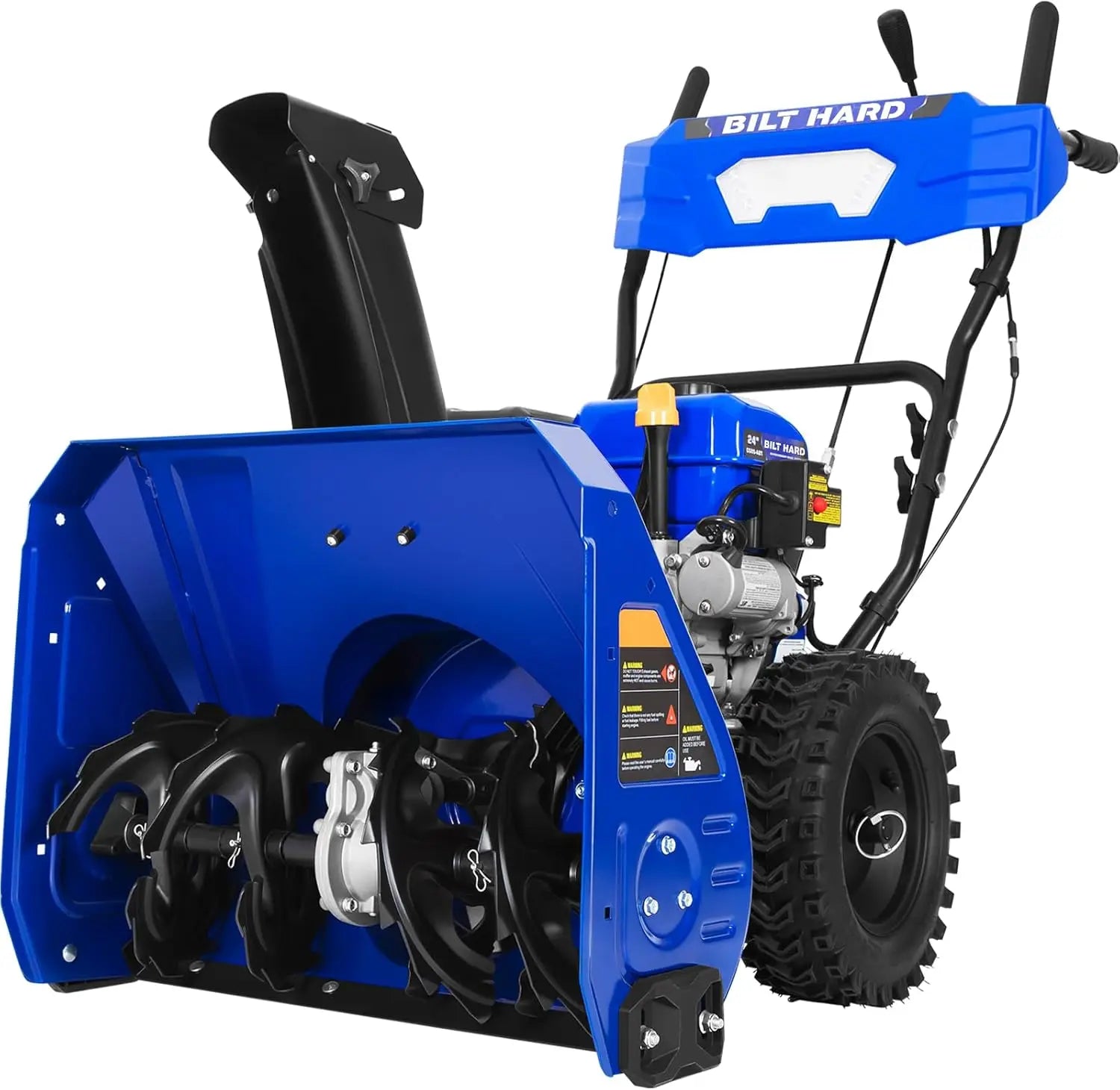 Gas Snow Blower 2 Stage, 24 Inch 212cc Self-Propelled Snowblowers Gas Powered with Electric Start and LED Headlight - TrendForce25