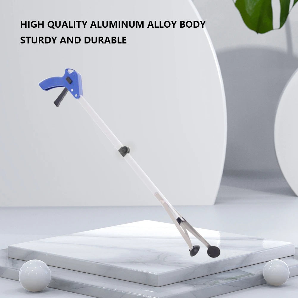 Trash Grabber Aluminum Alloy Waste Leaves Pick Strong Rubber Suction Cups Trash Pickup Tool for Indoor/Outdoor/Workplace/Home